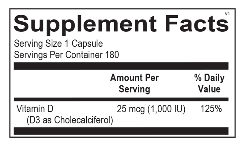 Vitamin D 1000 IU