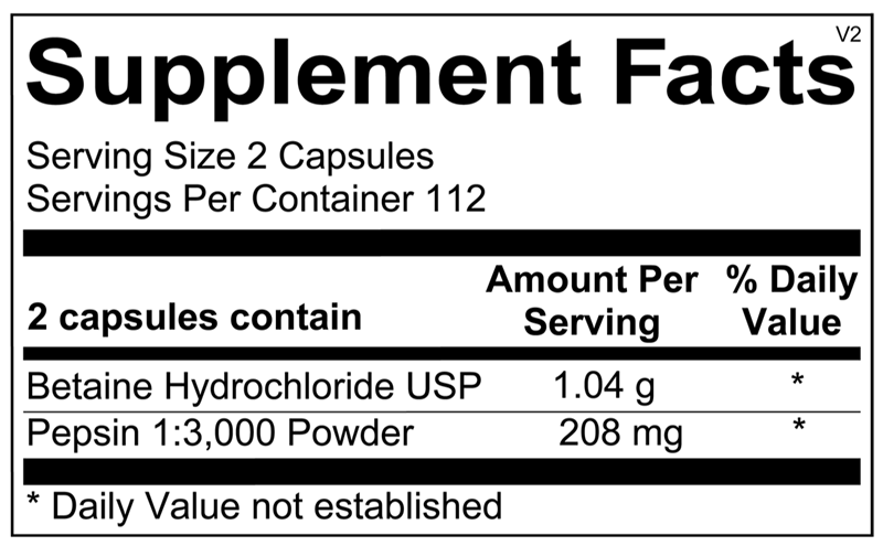 Betaine And Pepsin