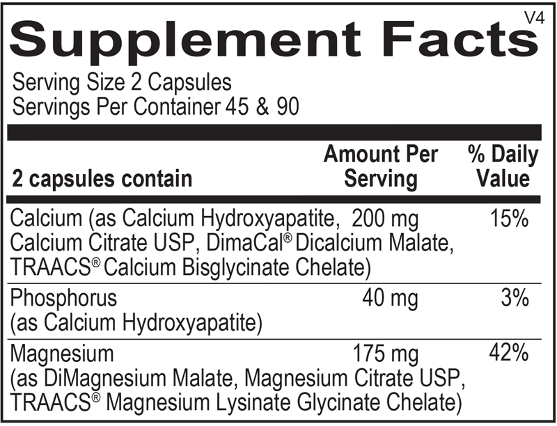 Reacted Calcium and Magnesium