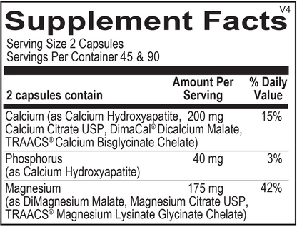 Reacted Calcium and Magnesium