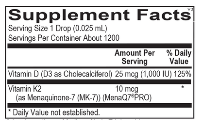 Vitamin D3 with K2 Liquid